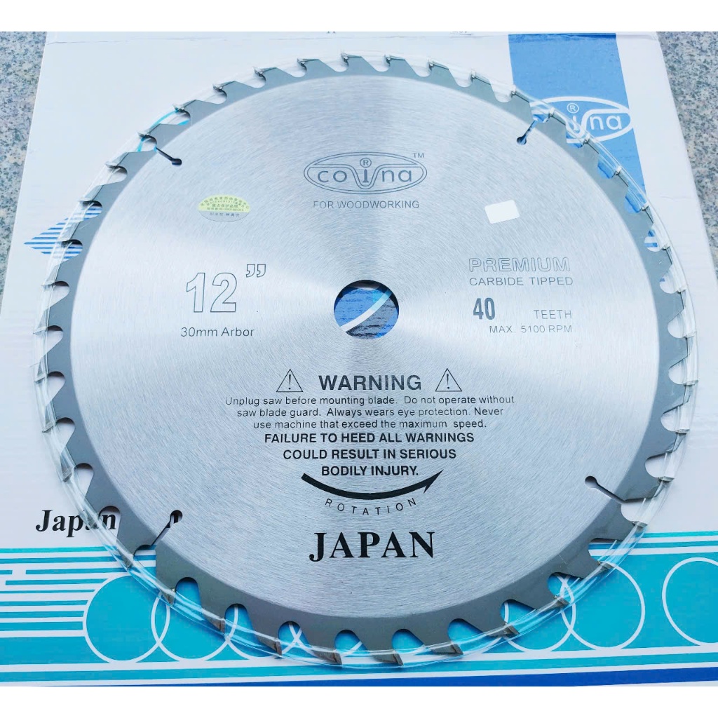 Lưỡi Cắt Gỗ Covina 300-40 Răng - Siêu Bén-Siêu Bền- Tuổi thọ gấp 10 lần những lưỡi khác