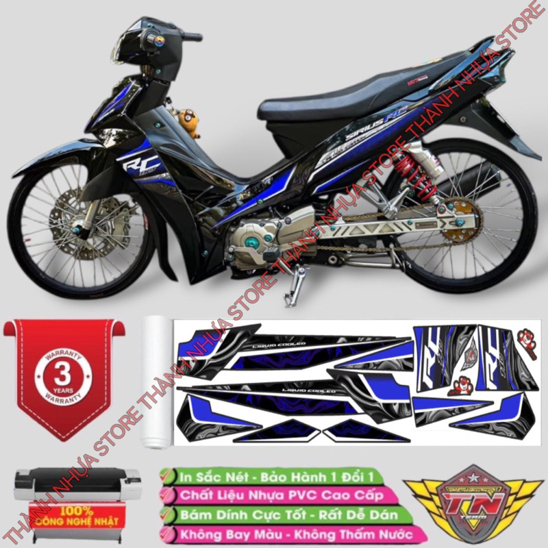 Tem RC V2 Sirius - Tem rời dán Sirius 3 lớp cao cấp