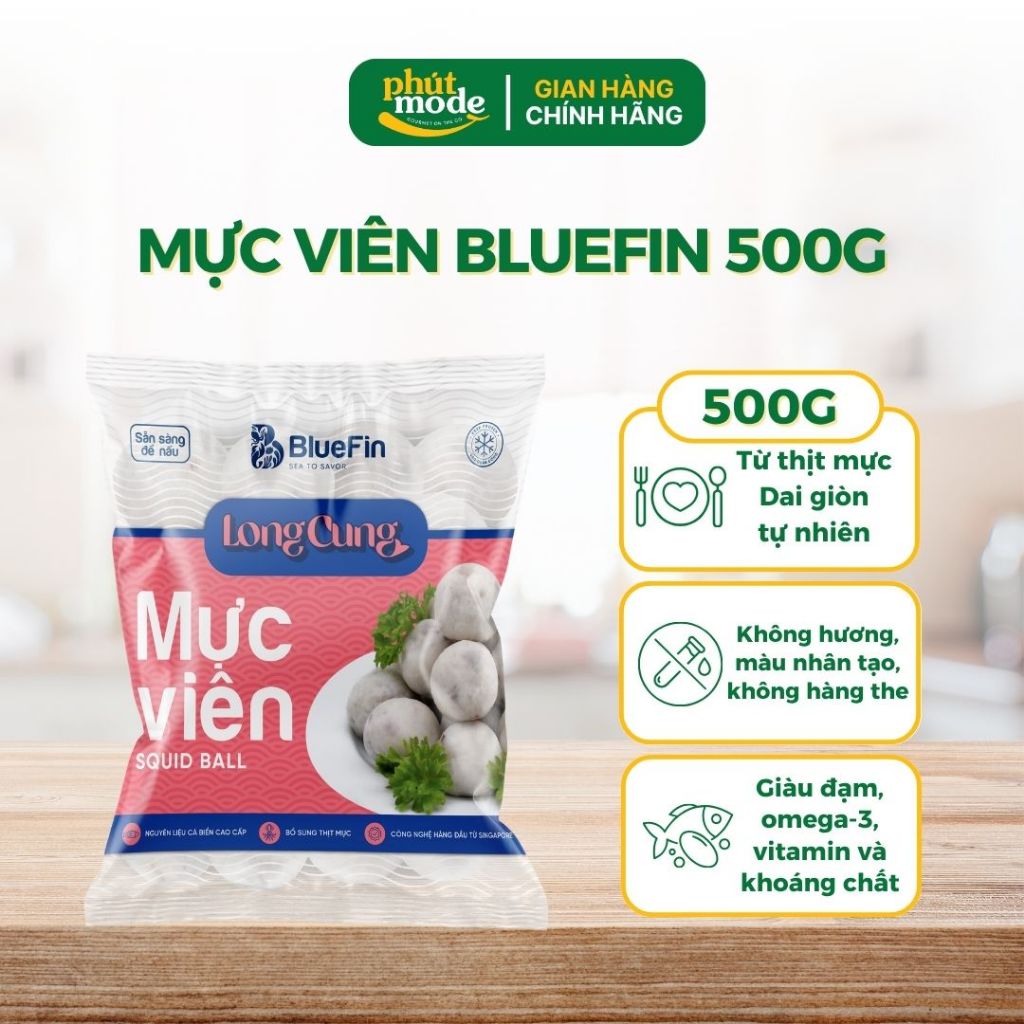 Viên Thả Lẩu BlueFin 500g Các Loại - Cá Viên, Mực Viên, Tôm Viên, Đậu Hủ Hải Sản, Đậu Hủ Hải Sản Phô Mai