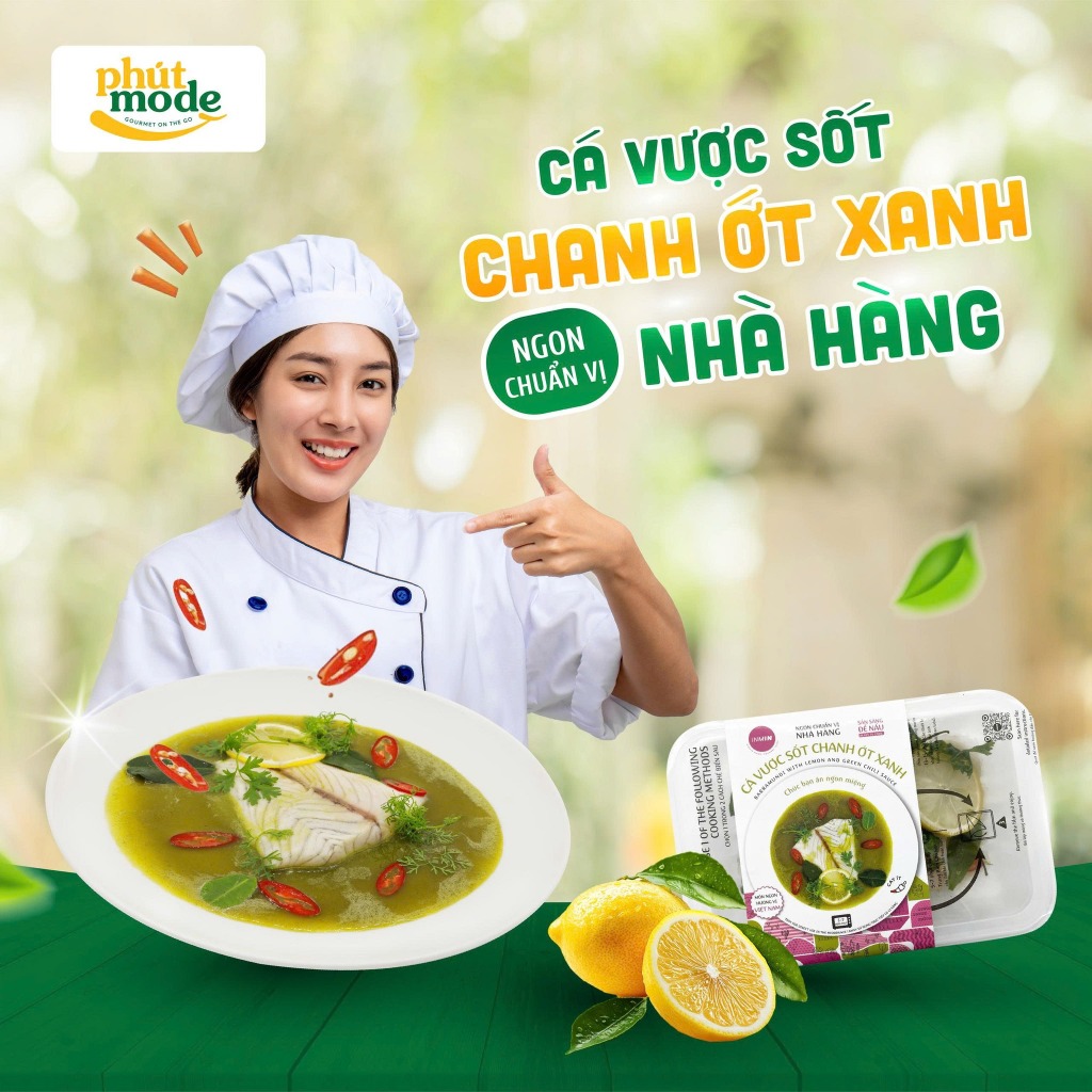 Cá Vược Sốt INMIN Các Loại - Sốt Thái Chanh và Sốt Chanh Ớt Xanh