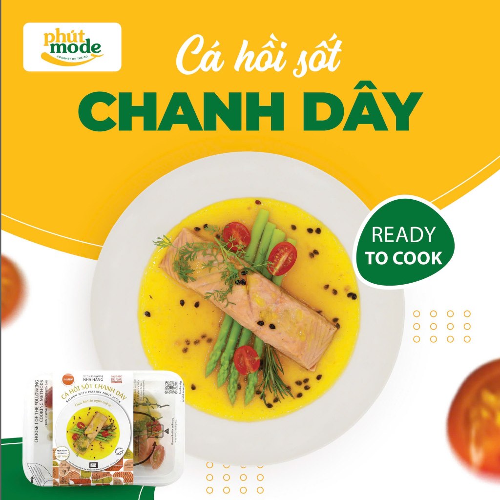 Cá hồi chanh dây INMIN 220g - Thực phẩm tiện lợi, thơm ngon bổ dưỡng cho bữa ăn của mọi người