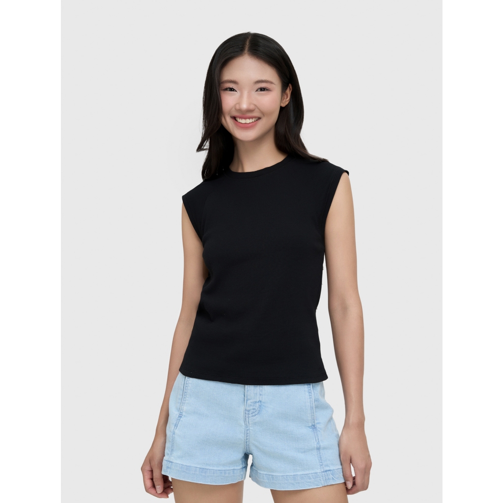 Áo phông nữ CANIFA cổ tròn không tay 6TS25S012