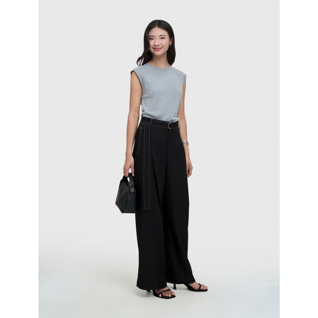 Áo phông nữ CANIFA cổ tròn không tay 6TS25S012