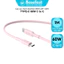 Cáp Sạc Nhanh 60W Basefast Type-C To Type-C Dây Silicone Cho 15/16/17 Series &Android