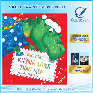 Sách tranh song ngữ Ông già khủng long thân mến