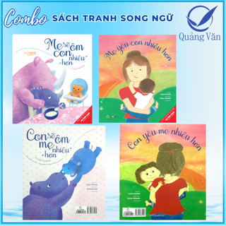 Sách Combo 2 cuốn song ngữ Mẹ yêu con nhiều hơn và Mẹ sẽ ôm con nhiều hơn (TB 2021)