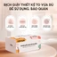 Giấy ăn rút Topgia đa sắc cao cấp 240 tờ 4 lớp, dập vân 4D, mềm mịn, thấm hút tốt