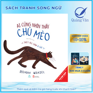 Sách - Ai Cũng Nhìn Thấy Chú Mèo – They All Saw A Cat (Tái bản 2021)