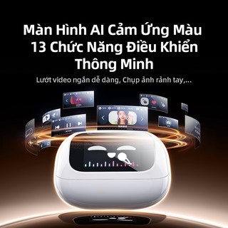 Tai nghe Bluetooth UGREEN ClipBuds Magic Màn hình cảm ứng thông minh,Bluetooth 5.4,Độ trễ thấp,pin 30H,Chống nước IPX5