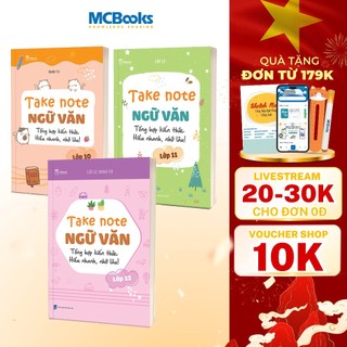 Sách - Tham khảo Văn THPT - Takenote ngữ văn- Tổng hợp kiến thức, hiểu nhanh nhớ lâu lớp 10,11,12