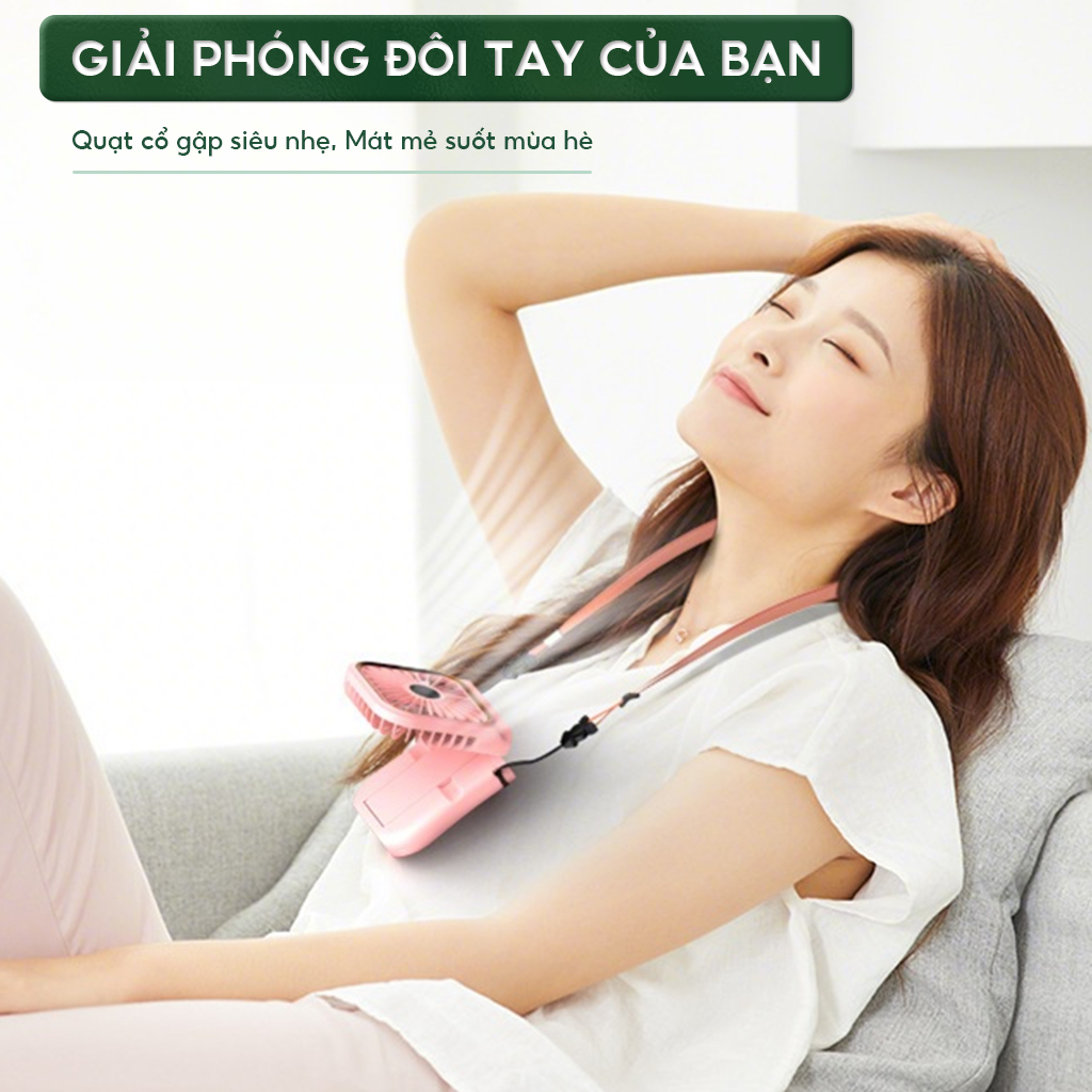 Quạt Mini Pin Khủng, Nhỏ Gọn Tiện Dụng Pin Trâu, Quạt Mini Cầm Tay, Quạt đứng