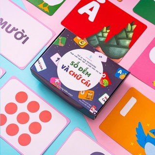 Thẻ từ vựng Cơ bản bé cần có giai đoạn đầu đời- Flashcard Phát triển tư duy ngôn ngữ, toán học, nhận thức