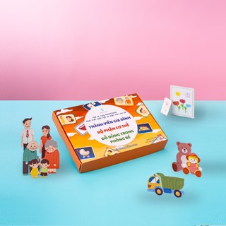 Thẻ từ vựng Cơ bản bé cần có giai đoạn đầu đời- Flashcard Phát triển tư duy ngôn ngữ, toán học, nhận thức