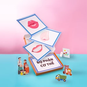 Thẻ từ vựng Cơ bản bé cần có giai đoạn đầu đời- Flashcard Phát triển tư duy ngôn ngữ, toán học, nhận thức