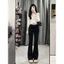 Quần Jean Đen Ống Loe Nữ Ôm Đùi Cạp Cao Quần Jean Loe Nữ Ôm Eo Tôn Dáng Chất Jean Demin Q21 BeuShop.