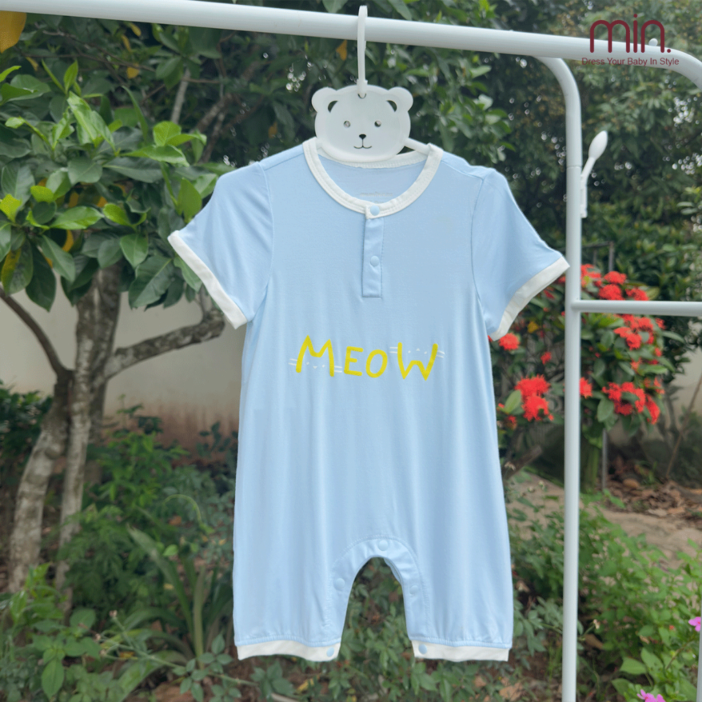 Body Đùi Cho Bé Anminaza Bổ Trụ Cúc Bấm, Vải Sợi Tre Mềm Mịn Và Co Dãn - Hàng Chính Hãng AMI0055