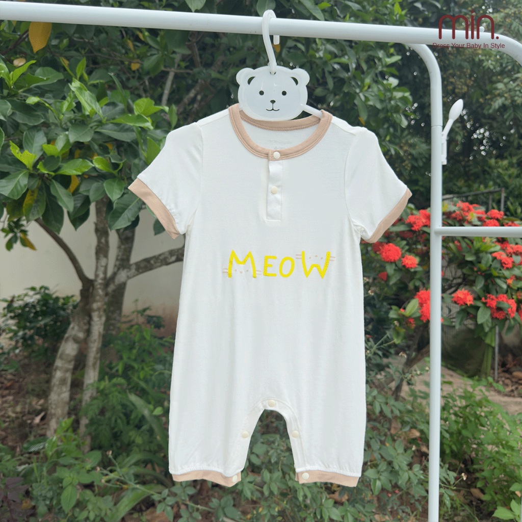 Body Đùi Cho Bé Anminaza Bổ Trụ Cúc Bấm, Vải Sợi Tre Mềm Mịn Và Co Dãn - Hàng Chính Hãng AMI0055