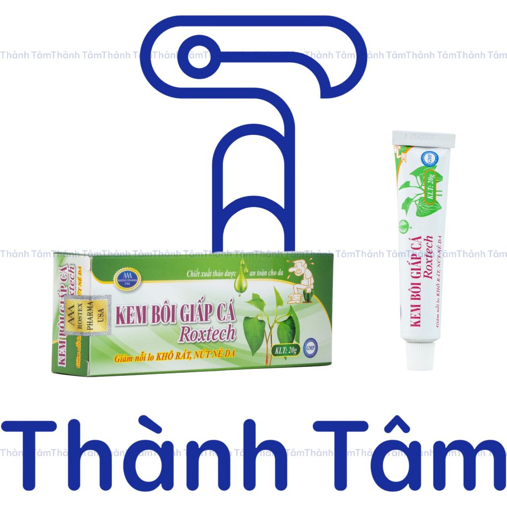 Kem Diếp Cá với giấp cá giúp giảm trĩ, táo bón, đau do nứt kẽ hậu môn - Tuýp 20g