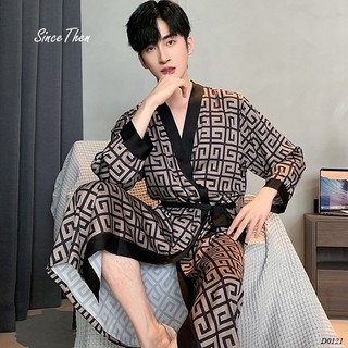 Áo choàng ngủ nam dài, áo choàng tắm nam cao cấp, quý phái - Since Then