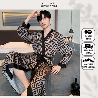 Áo choàng ngủ nam dài, áo choàng tắm nam cao cấp, quý phái - Since Then