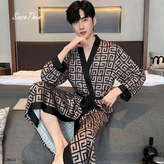 Áo choàng ngủ nam dài, áo choàng tắm nam cao cấp, quý phái - Since Then