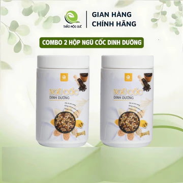 [ COMBO 2 HỘP ] Ngũ Cốc Dinh Dưỡng Không Đường – Ngũ Cốc Thảo Mộc Quê Nguyên Chất – Bột Thơm Mịn