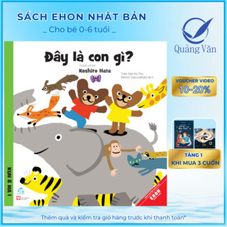 Sách Ehon Nhật Bản Kun và Ma Tập 1: Đây là con gì?
