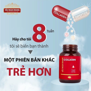 Viên uống Collagen Sắc Ngọc Khang - Hạn chế lão hóa, giảm nếp nhăn, làm đẹp da (Hộp 60 viên)