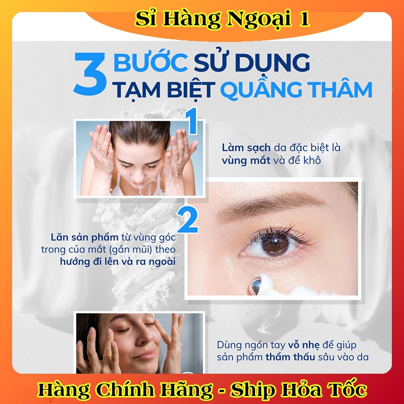 Thanh lăn vùng mắt giúp giảm quầng thâm, nếp nhăn Compliment Beauty Vision HD 11ml của Nga