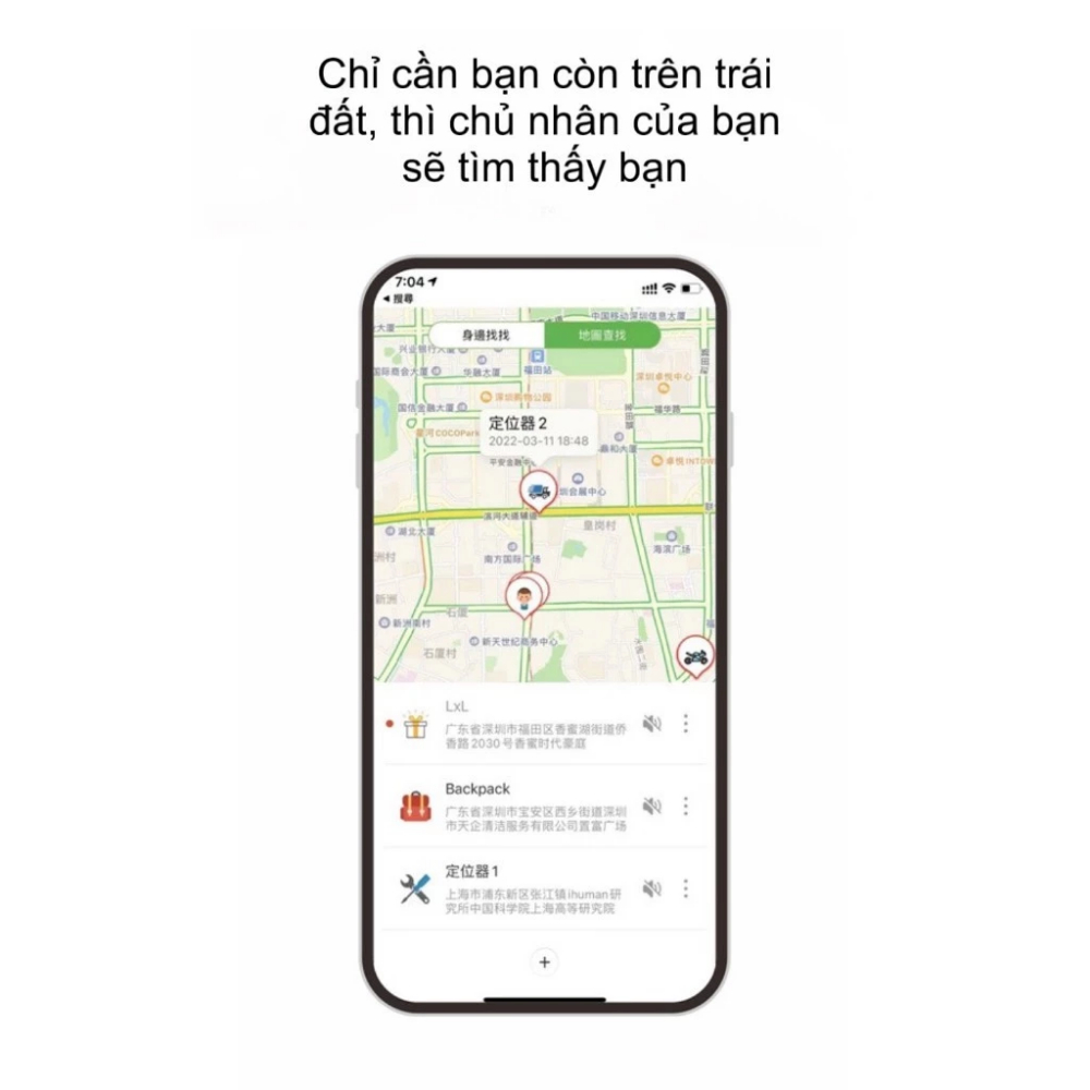Thiết Bị Định Vị Toàn Cầu GPS FindmyTag BR5 Nhỏ Gọn, Tiện Lợi, Theo Dõi Đồ Đạc, Bảo Hành 2 Năm