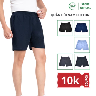 Quần đùi nam cotton 100% co giãn 4 chiều, được chọn màu, quần đùi thun mặc ở nhà đi ngủ may đẹp, quần áo Quang Thanh