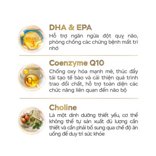 Thực Phẩm Bổ Sung E-SPECIAL α-GPC & LECITHIN Hỗ Trợ Cải Thiện Chức Năng Nhận Thức 180 Viên