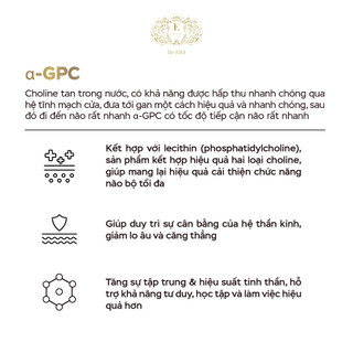 Thực Phẩm Bổ Sung E-SPECIAL α-GPC & LECITHIN Hỗ Trợ Cải Thiện Chức Năng Nhận Thức 180 Viên