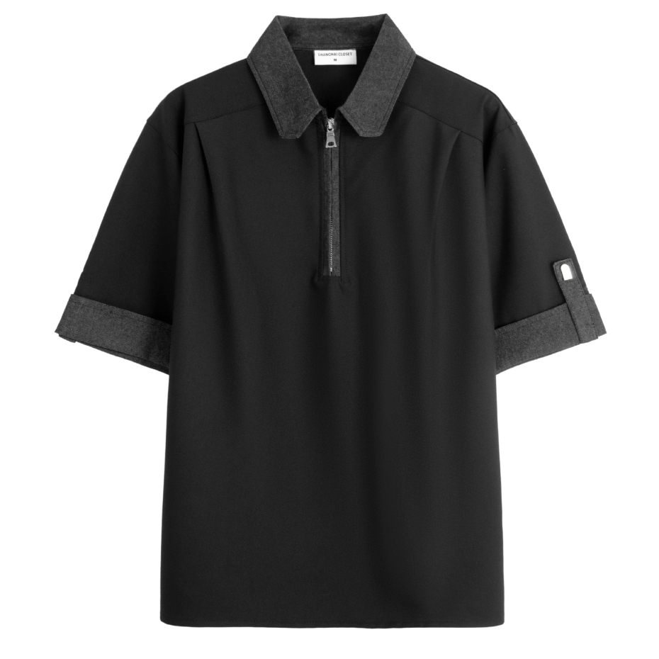 [NEW] Áo Polo nam cao cấp PHỐI JEANS sợi vải Cool Touch Cotton, thanh lịch - SHINGHAI