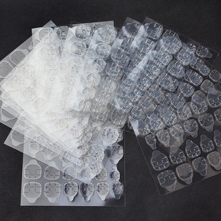 100 Keo nước mini, Dũa mini ,Dán silicon 24 móng dán tạm thởi, Que gỗ, Cây đẩy móng thủy tinh, Bông tẩm cồn