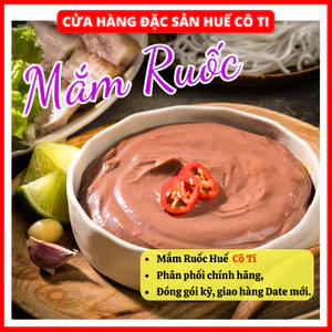 Mắm Ruốc Huế Chính Gốc Hiệu Cô Ti Hộp Lớn 500g, Đặc Sản Huế Danh Tiếng, Thơm Ngon Chuẩn Vị