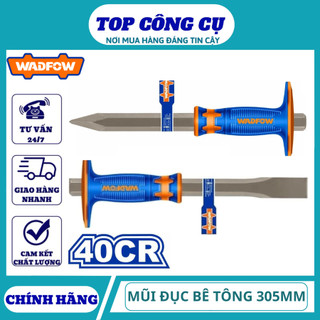 ĐỒ NGHỀ WADFOW Mũi đục bê tông cao cấp mũi Dẹp & nhọn 5/8" - 3/4" . 305MM . WCC2311 . WCC2312 . WCC2313 . WCC2314
