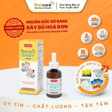 [TRẺ EM] BuonaVit Baby – Siro nhỏ giọt 20ml Bổ sung Vitamin tổng hợp dành cho trẻ em, trẻ sơ sinh