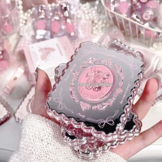 GOGOTALES Bảng Phấn Mắt, Phấn Má GogoTales 6 Ô Vỏ Hồng Ballet Coquette Sweet Pink Ballet Soft phong cách Hàn Quốc GT773