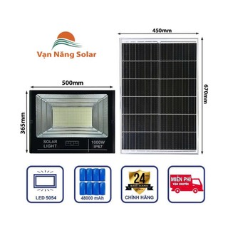 Đèn Pha Năng Lượng Mặt Trời 1000w ( hạt led 5054 )