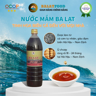 Nước Mắm Cốt Tôm Nguyên Chất Ba Lạt, Nước Mắm Cốt Tôm Chắt Truyền Thống
