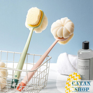 Cây Bông Chà Lưng Măng Cụt 2 Mặt Cọ Tạo Bọt Siêu Mịn Cán Dài Tạo Bọt Mịn Giúp Thư Giãn Cơ Thể Mỗi Khi Tắm Gội