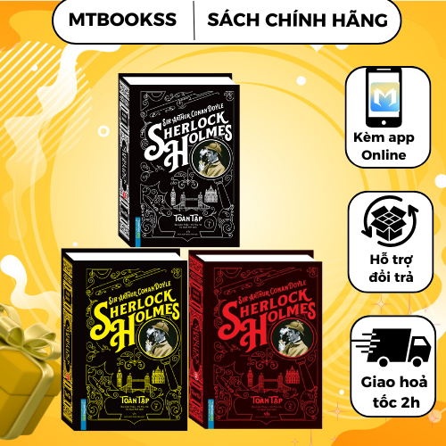 Sách - Trọn Bộ 3 Cuốn Sherlock Holmes Toàn Tập - Bìa Cứng