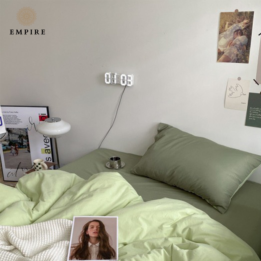 Bộ chăn ga gối cotton tici EMPIRE set 5 món ga trải giường bo chun drap đẹp - EMPIRE Bedding & Decor