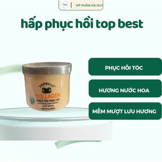 kem hấp + ủ tóc phục hồi topbest colagen 500ml mới