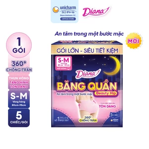 Diana Băng Quần Beauty Hip size S-M & M-L & L-XL (5 chiếc/gói)