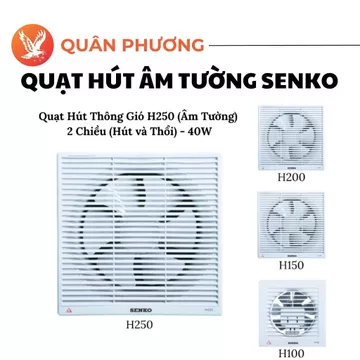 Quạt hút âm tường SENKO – Khử mùi nhanh, chạy êm, tiết kiệm điện