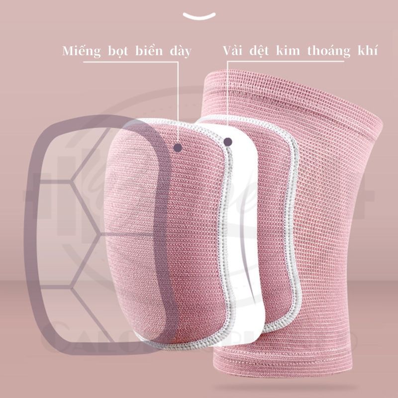 Bảo Vệ Đầu Gối Băng Gối Hỗ Trợ Chơi Thể Thao Gym Yoga Có Đệm Mút Chống Chấn Thương Đầu Gối