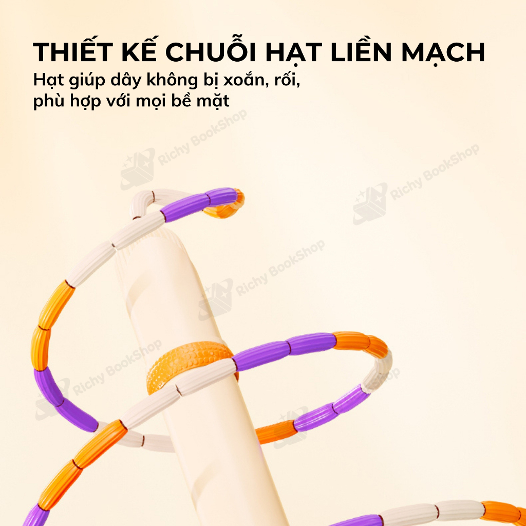 Dây nhảy thể dục chuỗi hạt chống rối Mideer Soft Beaded Jump Rope