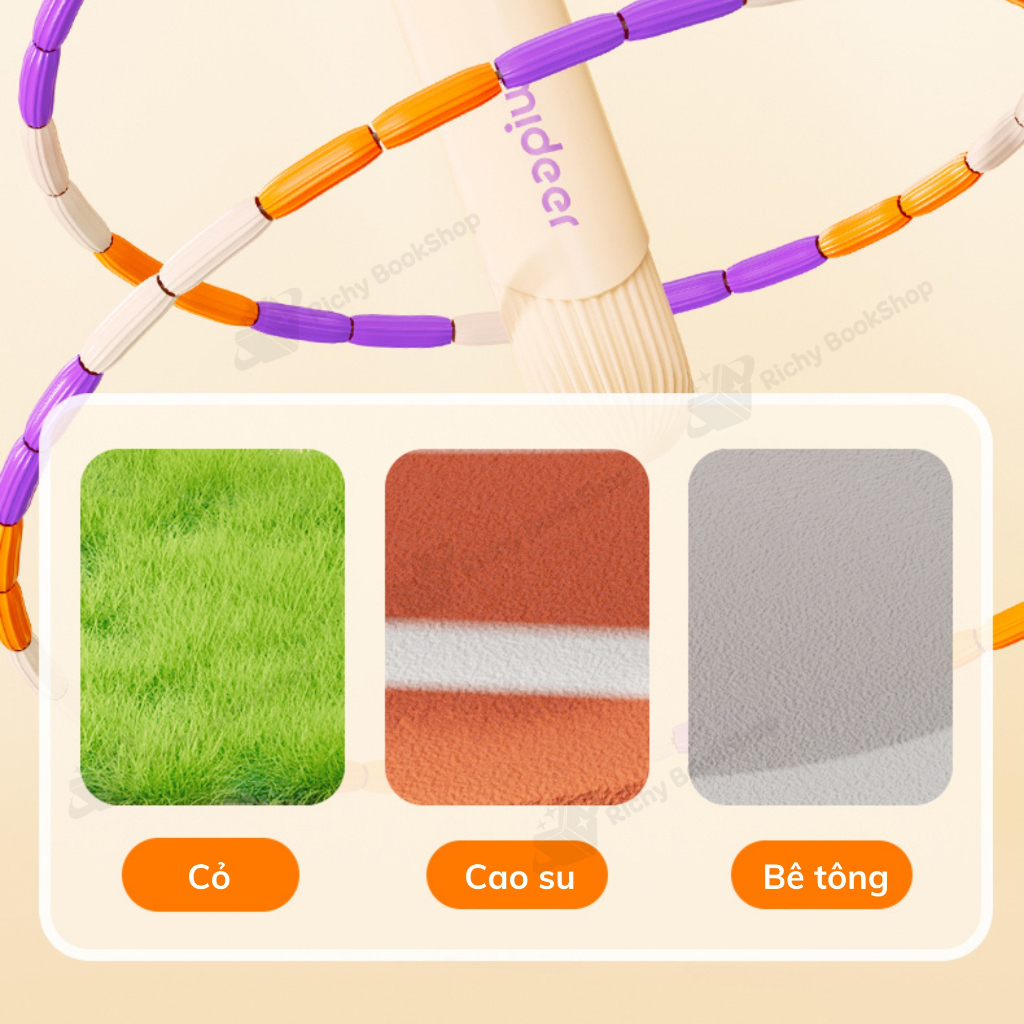 Dây nhảy thể dục chuỗi hạt chống rối Mideer Soft Beaded Jump Rope